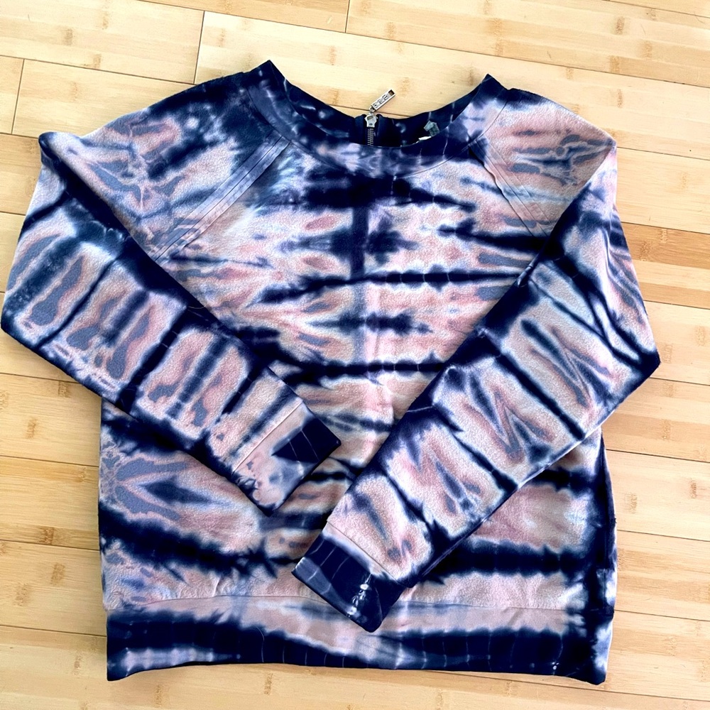 Young, Fabulous and Broke Tye Dye Fleece Sweatshirt.